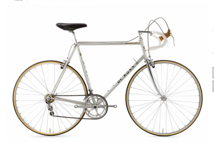 1982 De Rosa Silver, gray or bare metal