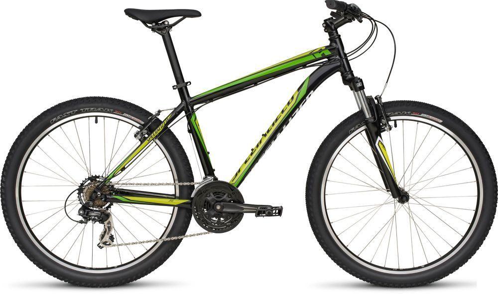 2015 Specialized Hardrock 26 Black, Green, and Green
