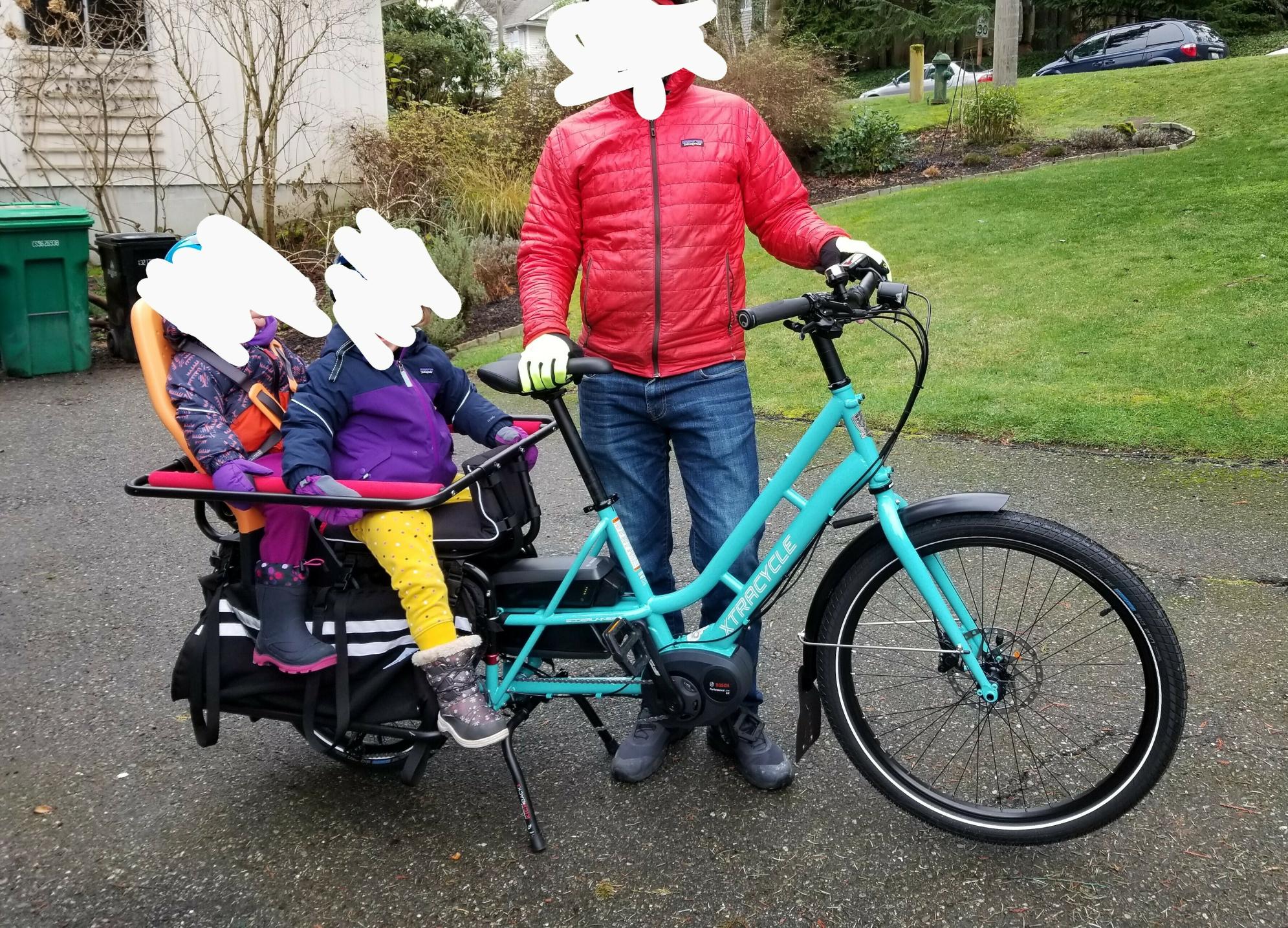 2019 Xtracycle cargo bike (rear storage) Blue