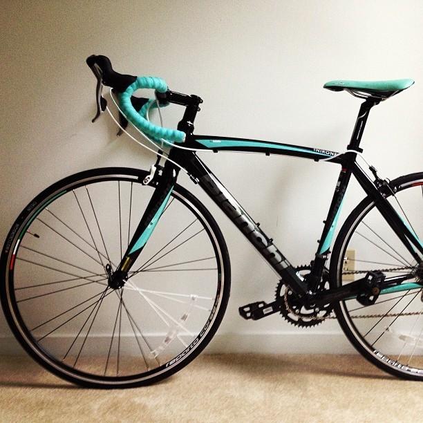 2013 Bianchi Via Nirone Sora Dama  Black and Teal