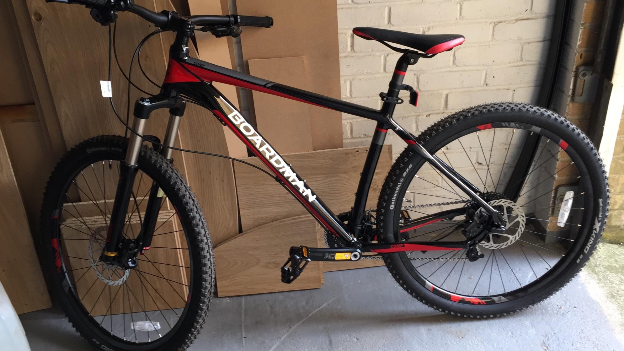2016 Boardman Bikes Mtb comp 650b Black and Red