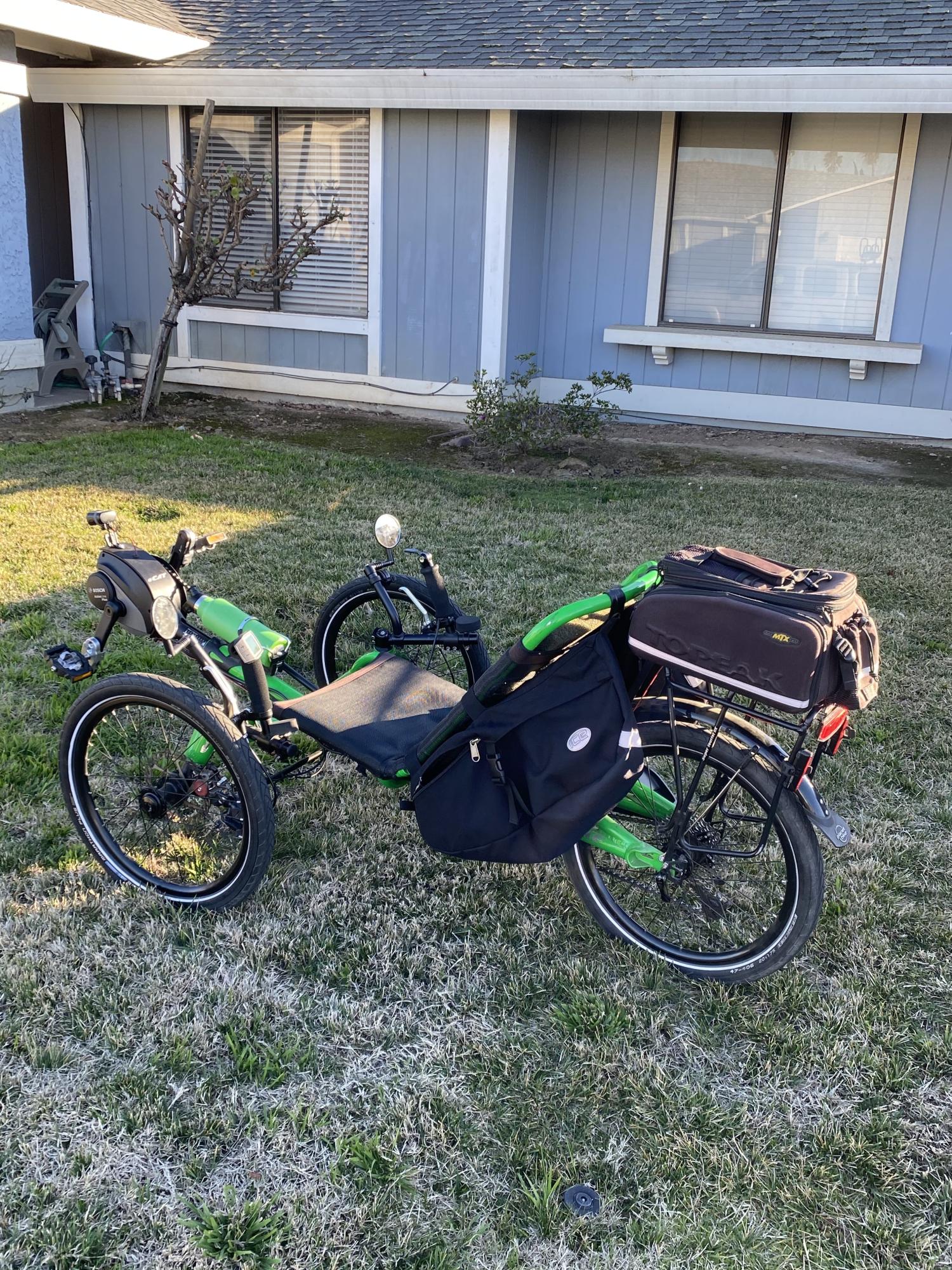 2013 Catrike Villager recumbent Green