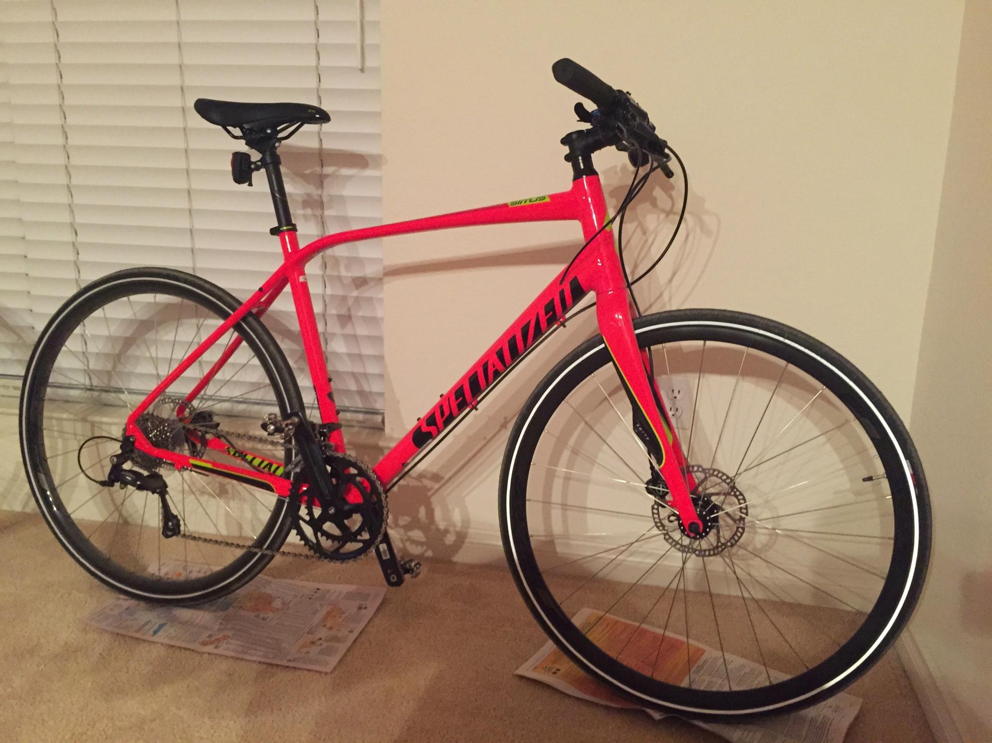 2015 Specialized Sirrus Elite Disc Red