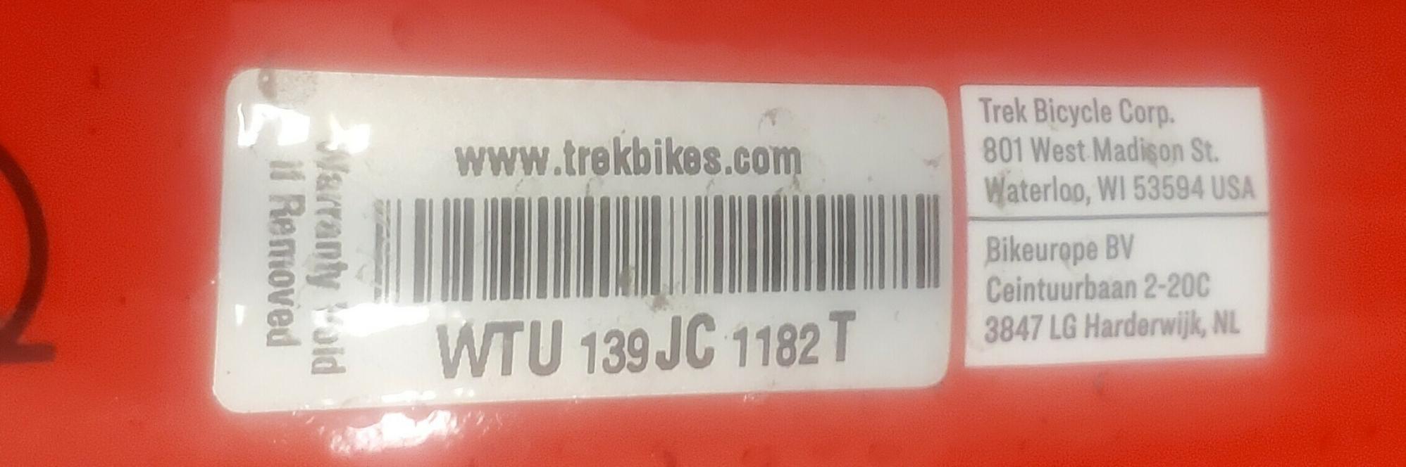 Trek Marlin Red and Orange