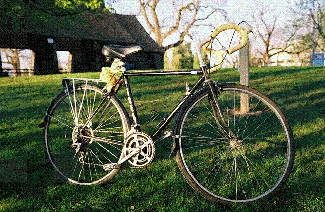 1970 Trek Road Bike  Black