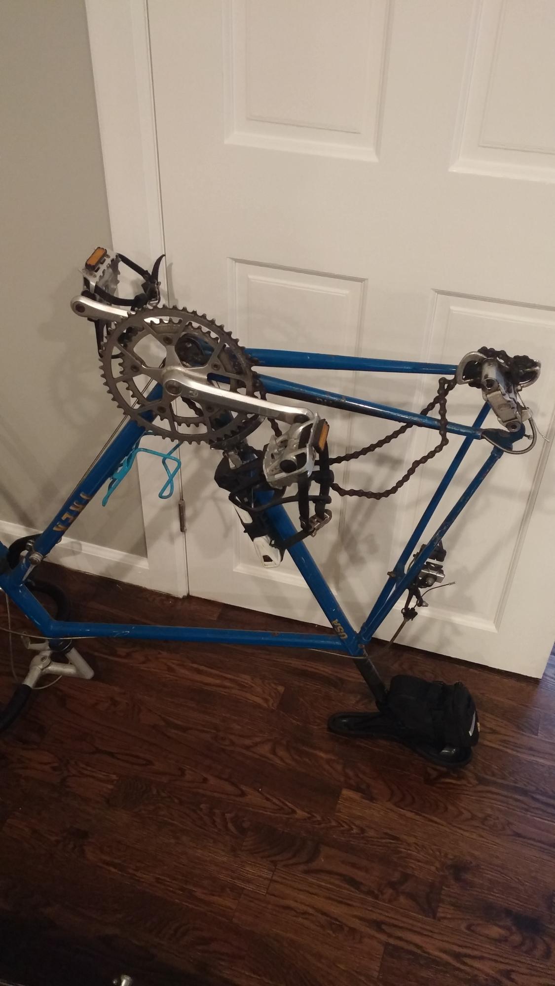 1985 Trek 410 Blue
