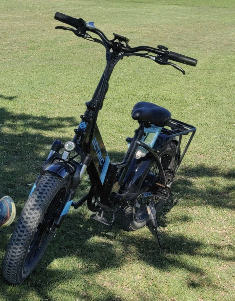 2021 Lectric eBikes XP Step-Thru 2.0 Black eBike Black and Blue