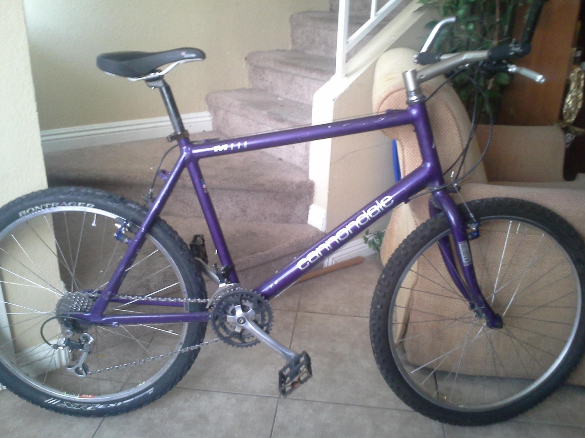 1998 Cannondale Purple