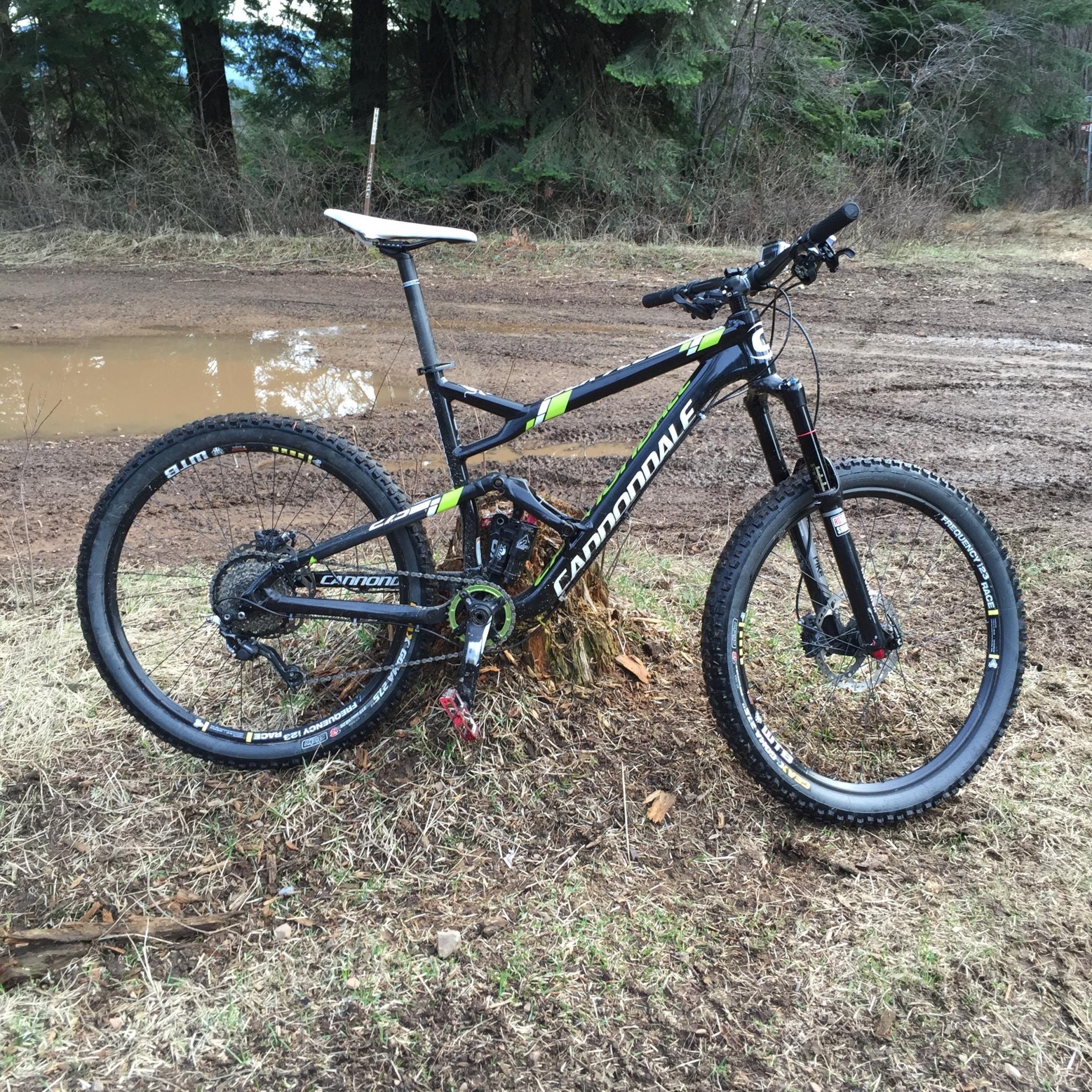 2014 Cannondale Jekyll 4 Black, Green, and White