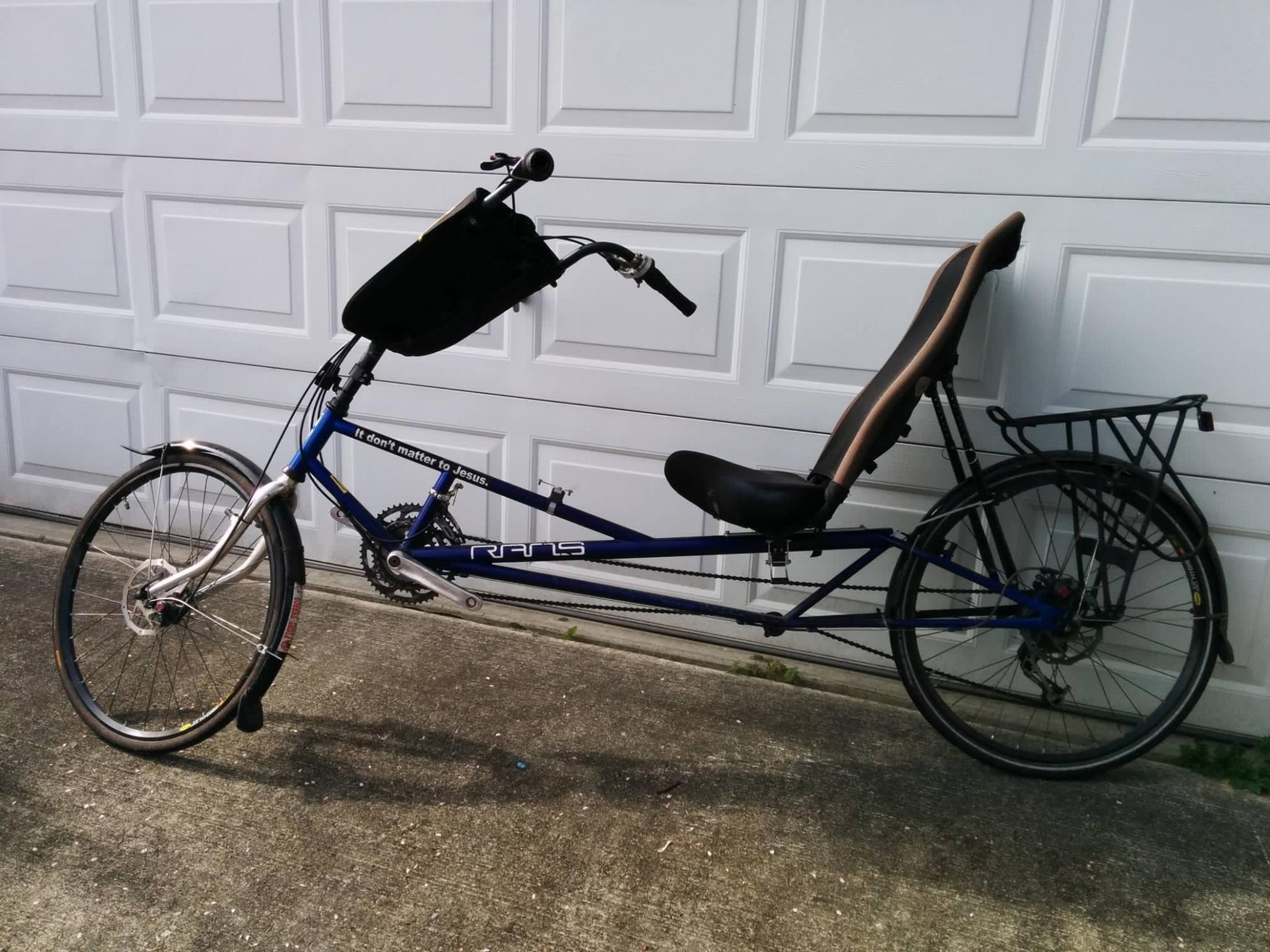 Rans Designs Stratus XP recumbent Blue