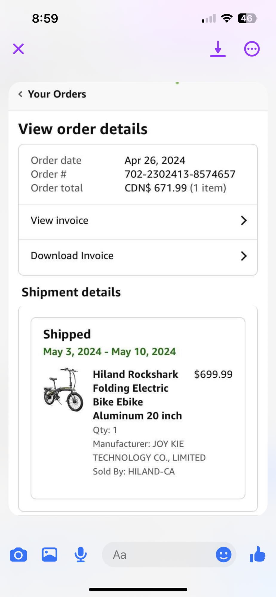 2024 Hiland Rockshark Black