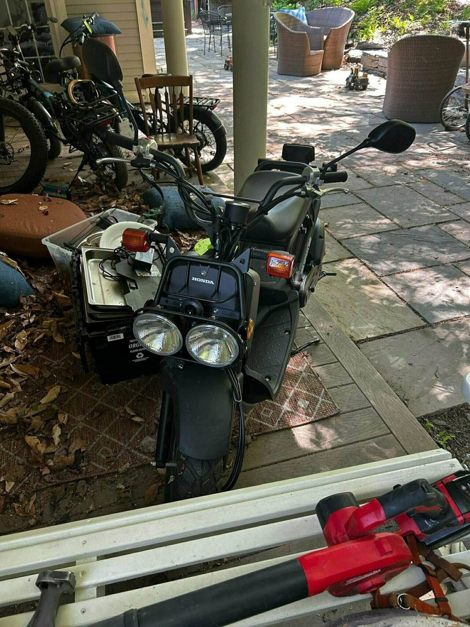 2010 Honda Ruckus scooter (not electric) Black