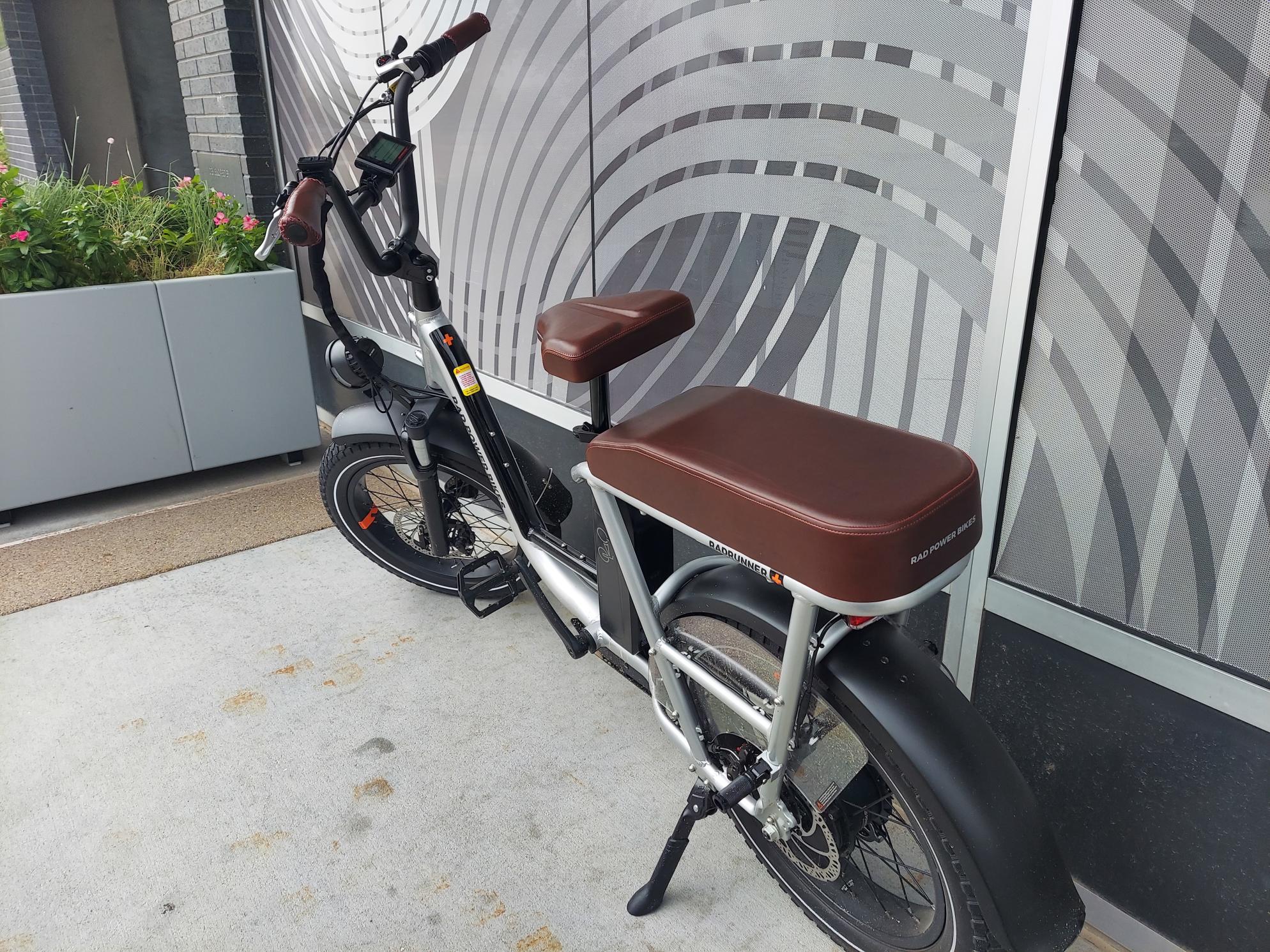 2021 Rad Power Bikes Rad Runner Plus Silver, gray or bare metal