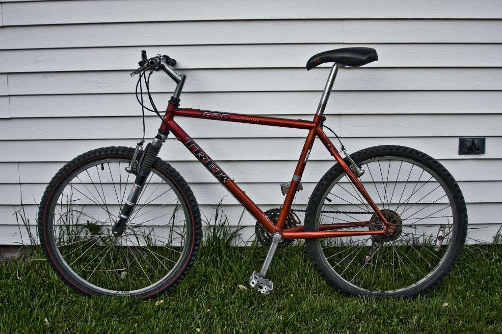 1999 Trek 820 I believe  Orange