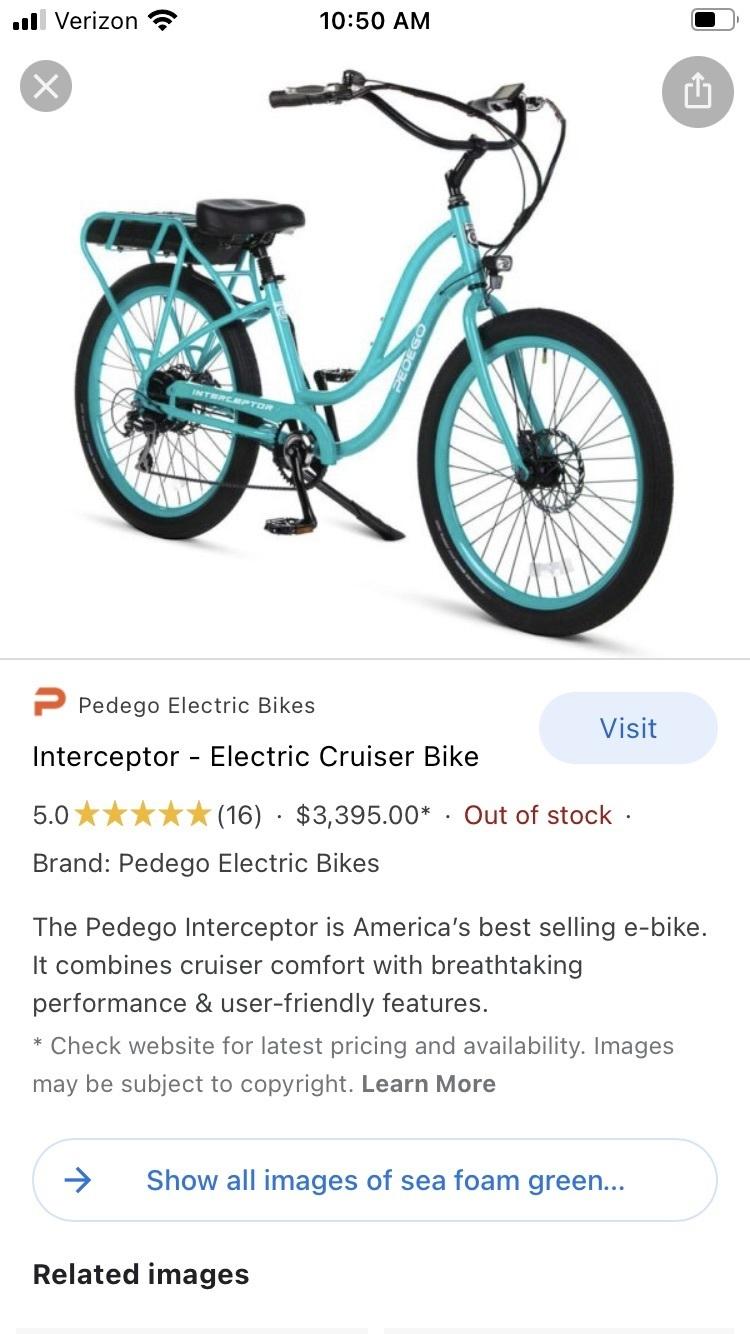 Pedego 24” Interceptor Green