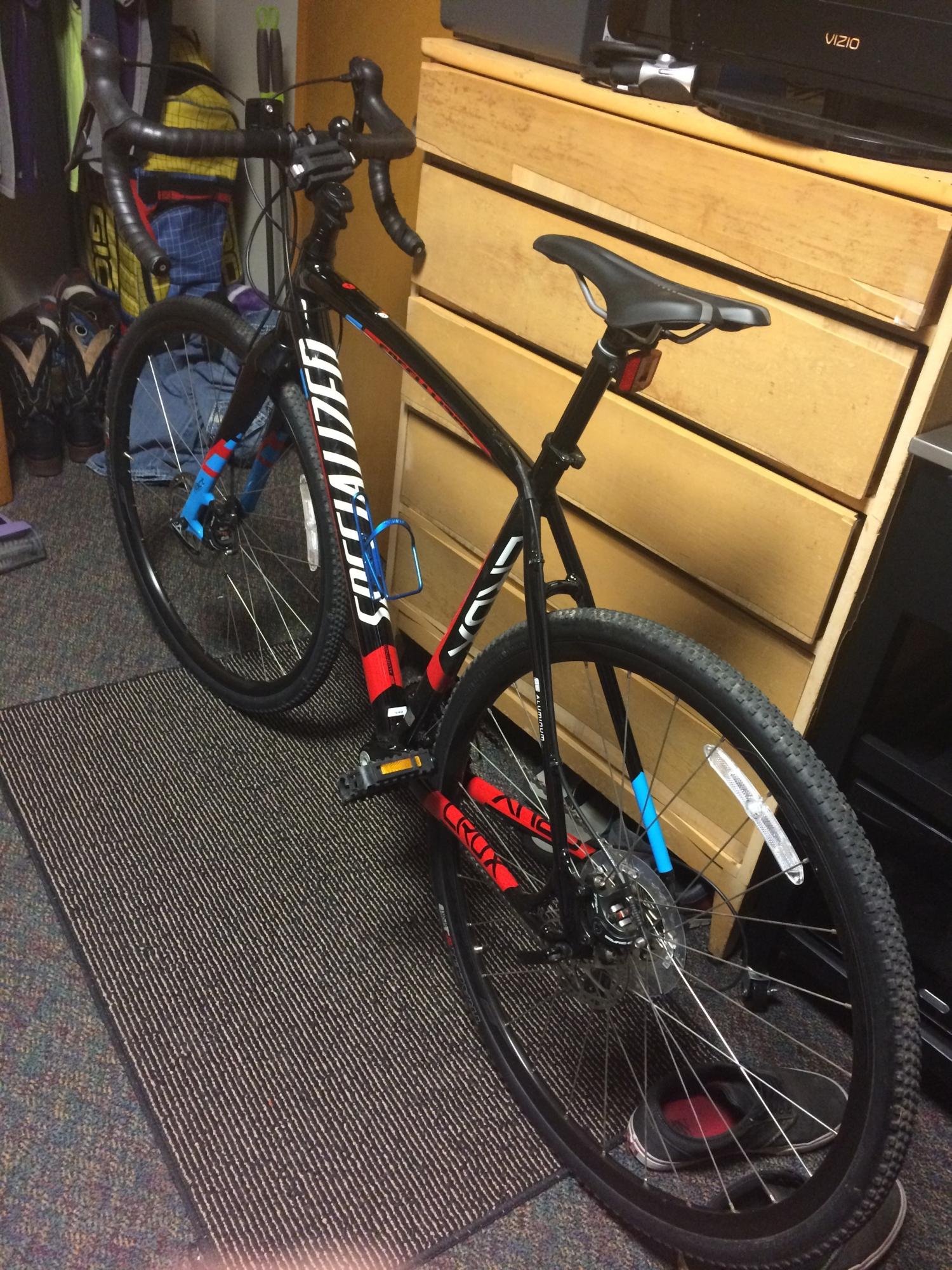 2015 Specialized Crux e5 Black, Red, and Blue
