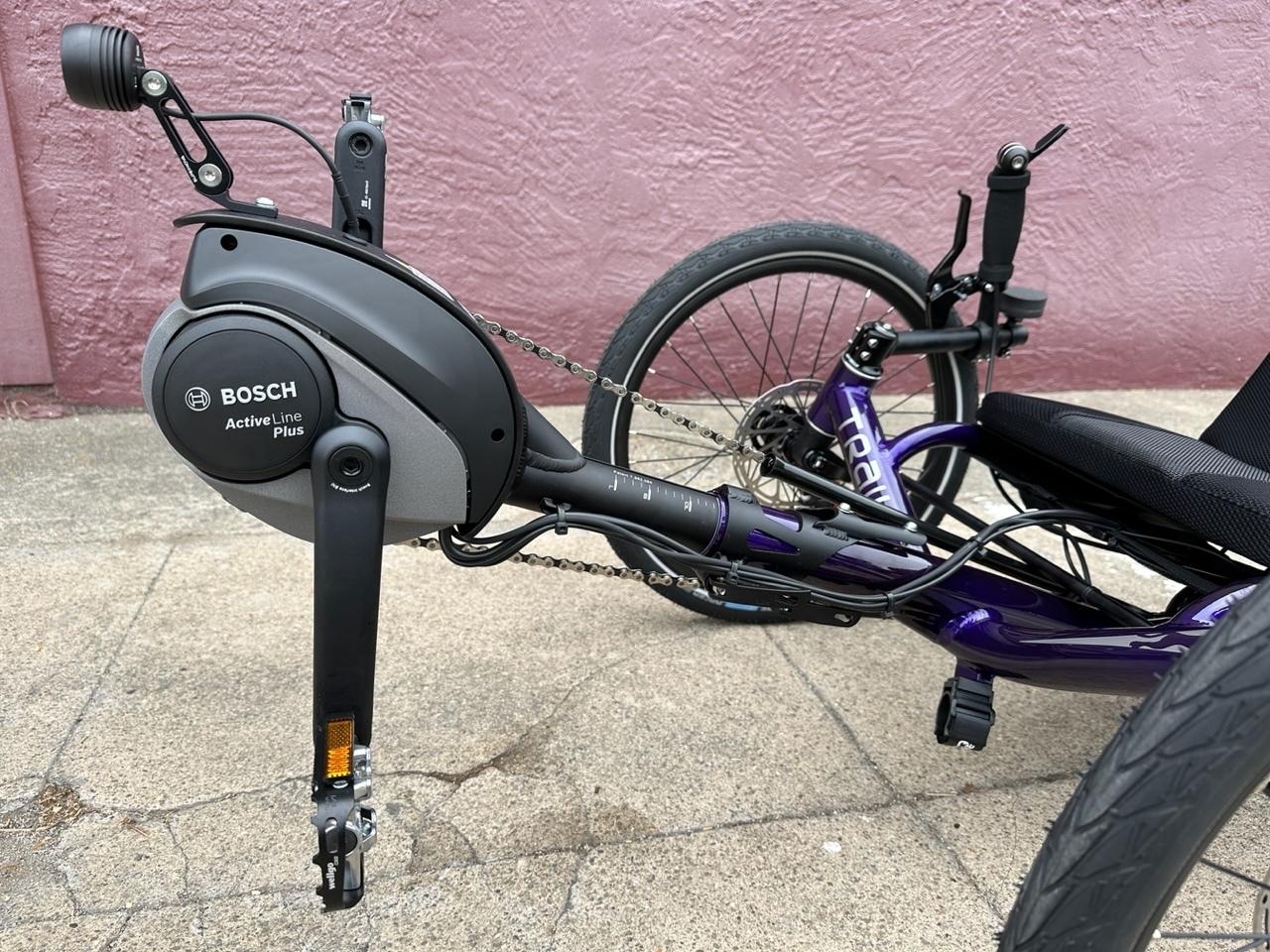 2023 Catrike Trail e-cat recumbent Purple