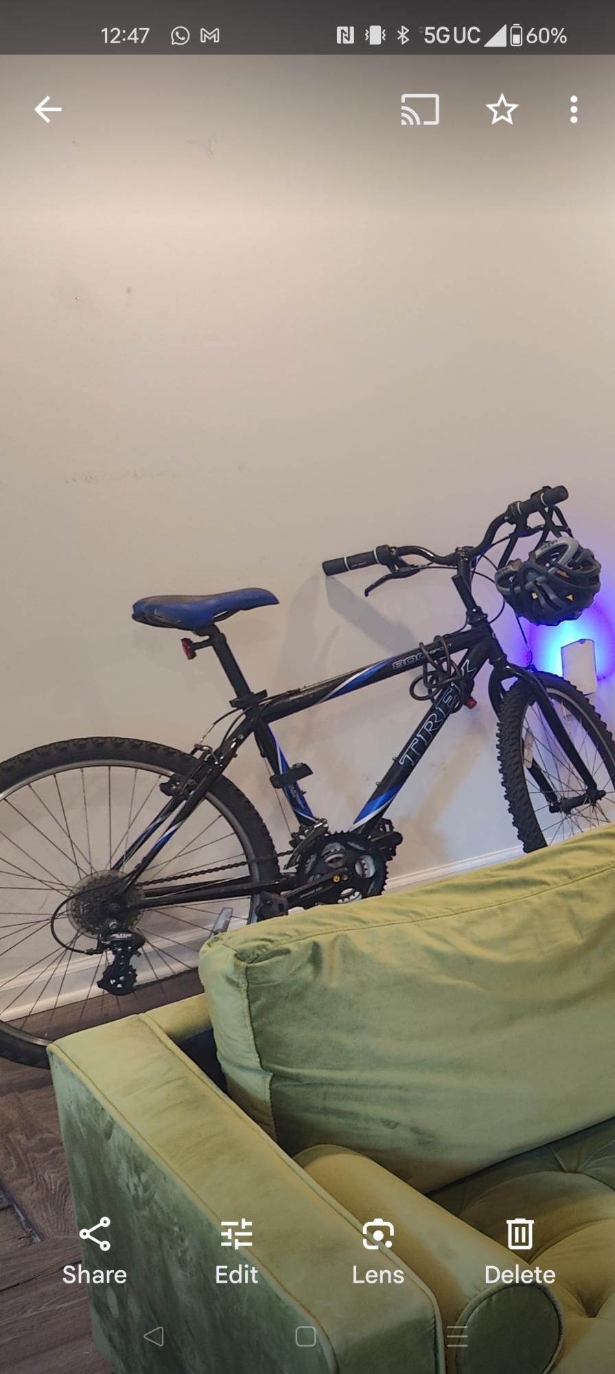 2007 Trek Black and Blue