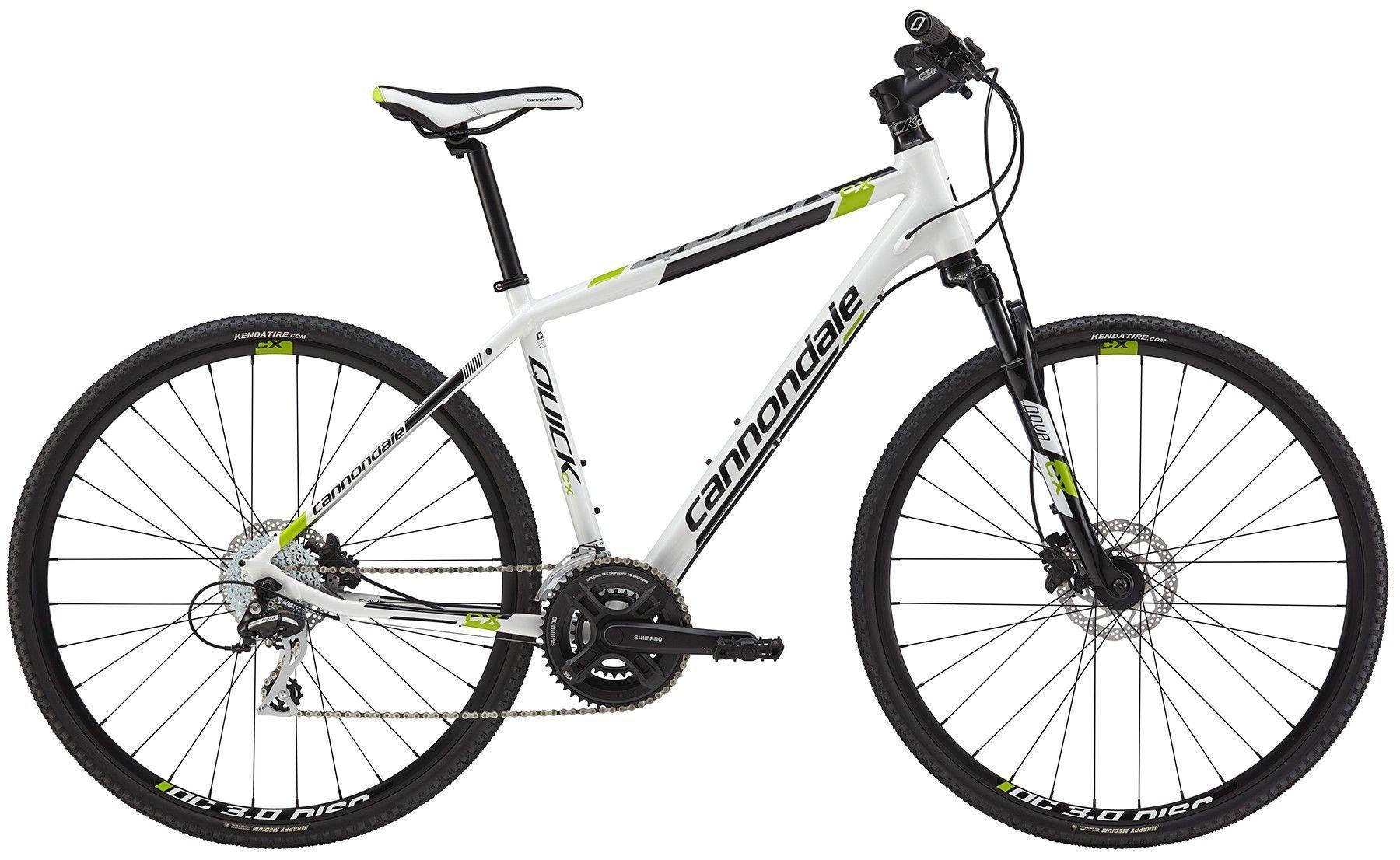 2014 Cannondale Quick Cx 3 White, Black, and Green