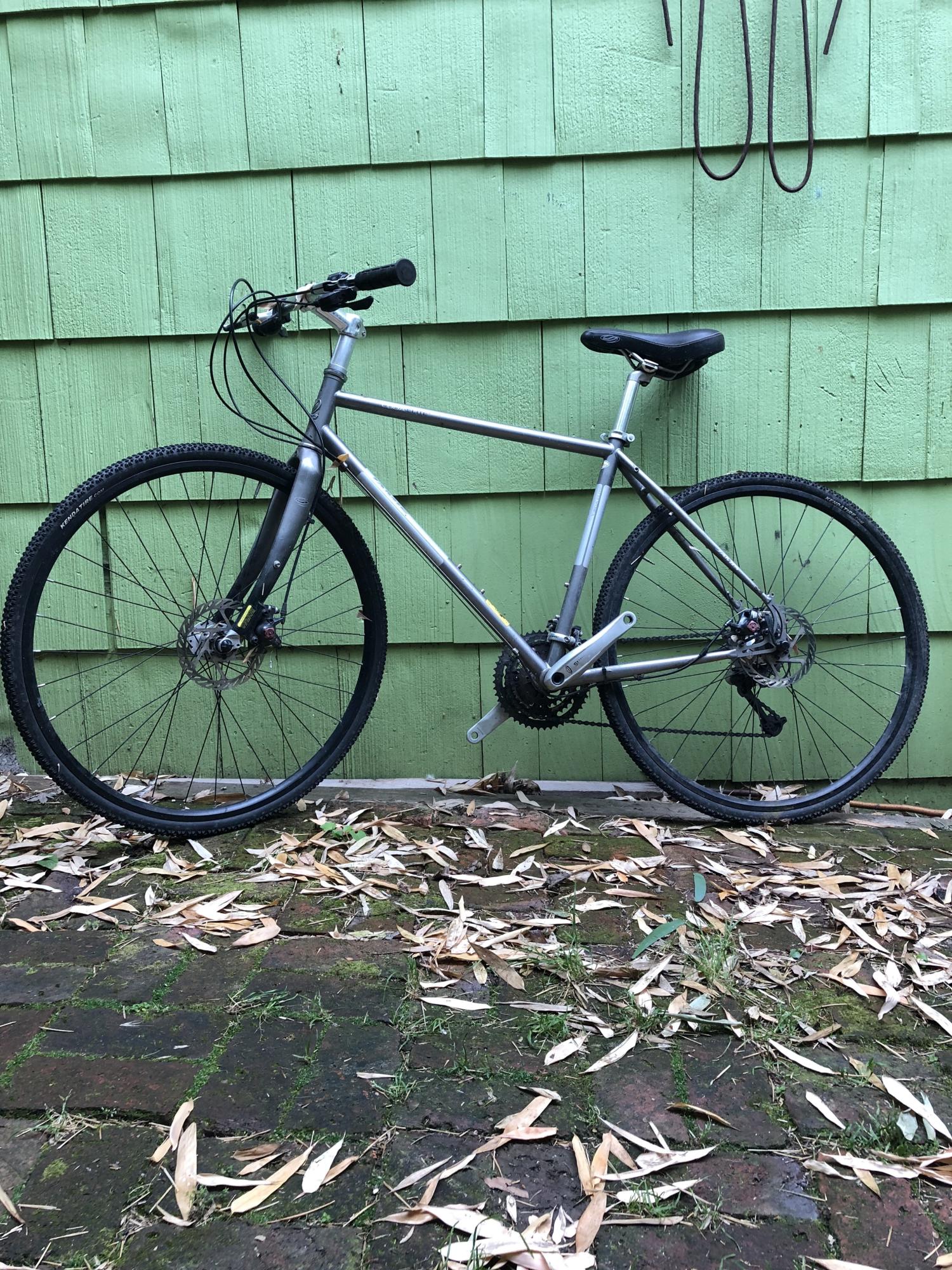 2005 Jamis Coda Elite Silver, gray or bare metal