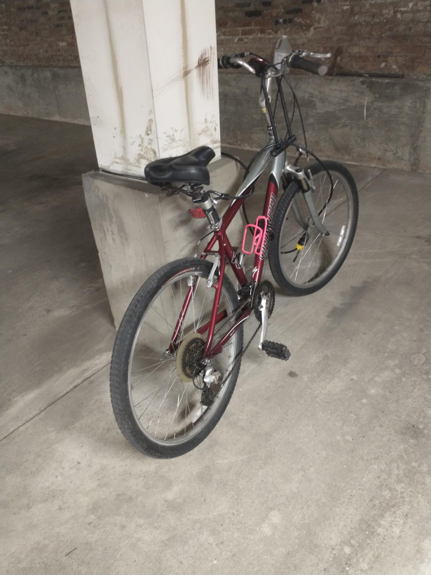 Specialized Expedition Red and Silver, gray or bare metal