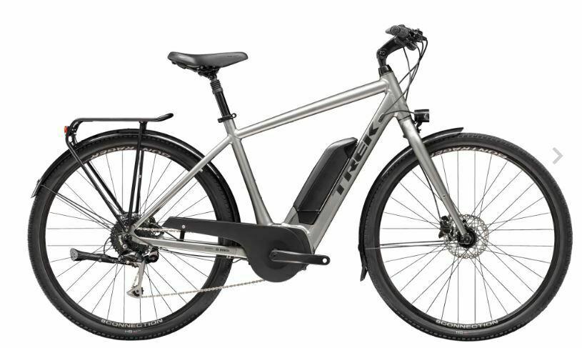 2023 Trek Verve+ 2 Silver, gray or bare metal