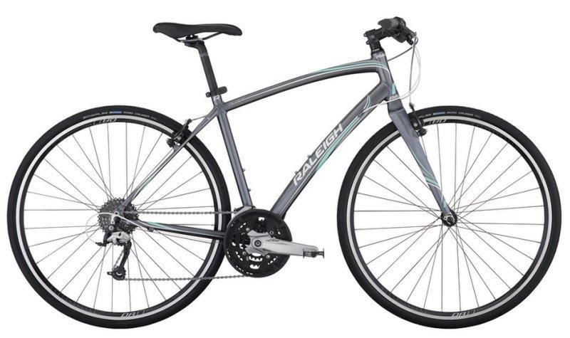 2013 Raleigh Alysa Ft0  Silver or Gray and Teal