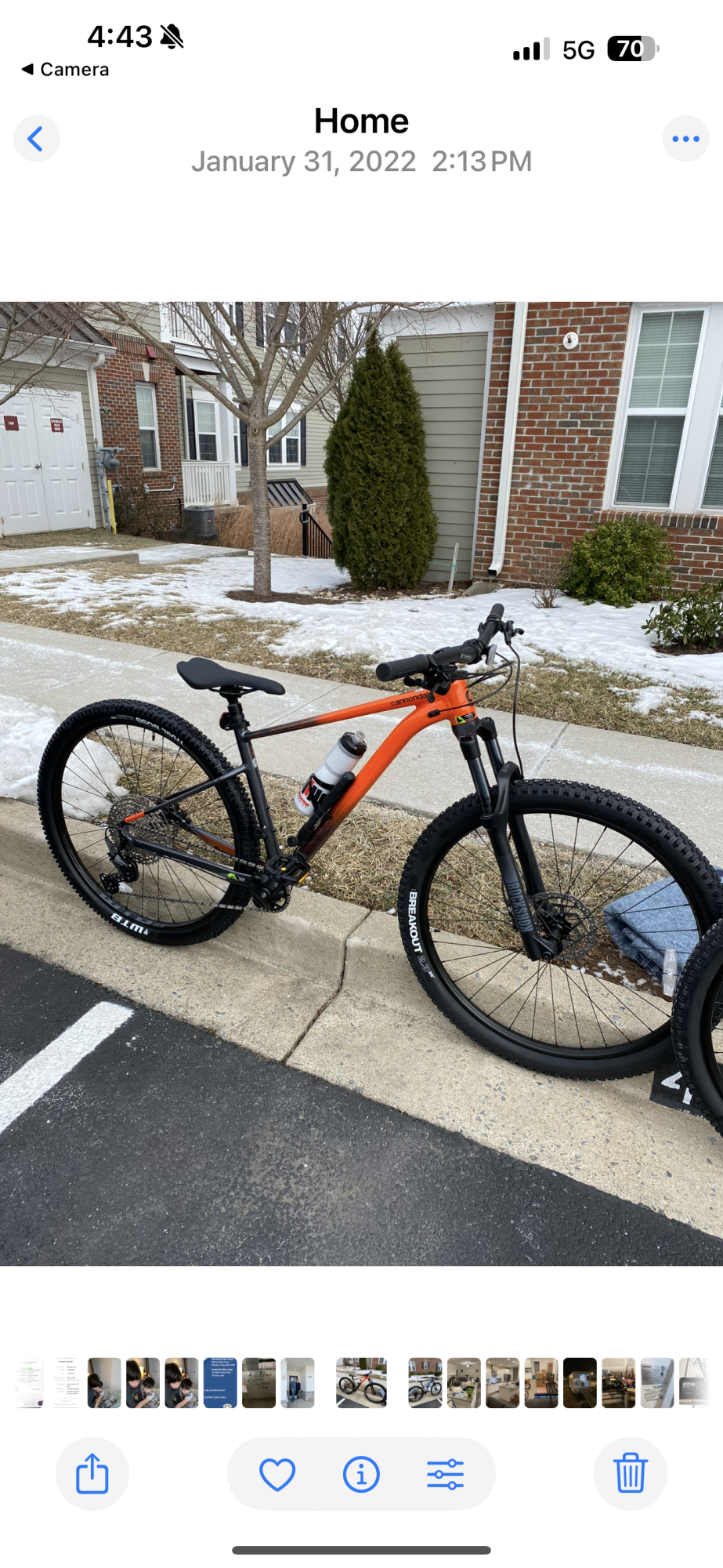 2022 Cannondale Trail 3 Orange