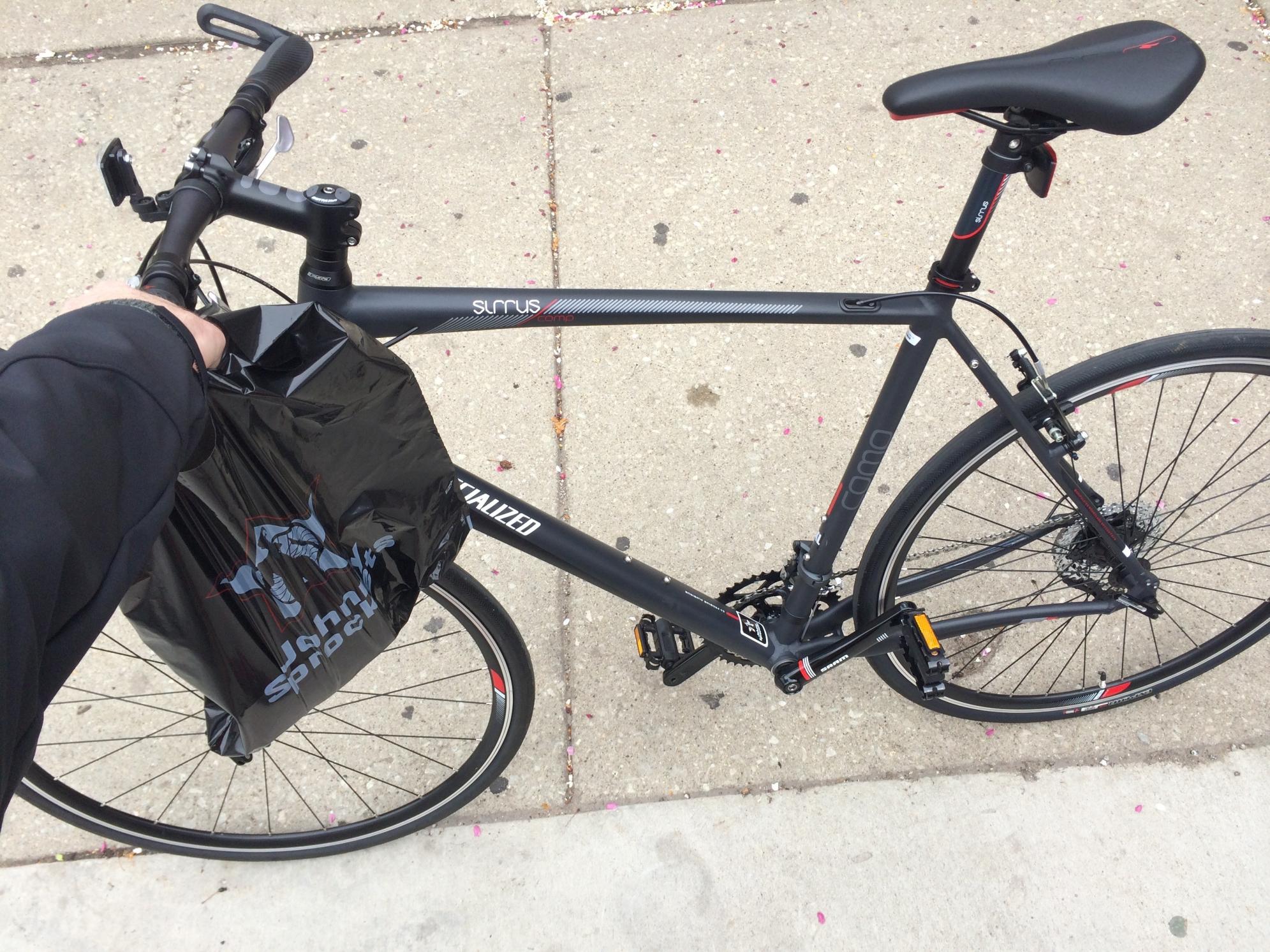 2014 Specialized Sirrus Comp Silver, gray or bare metal