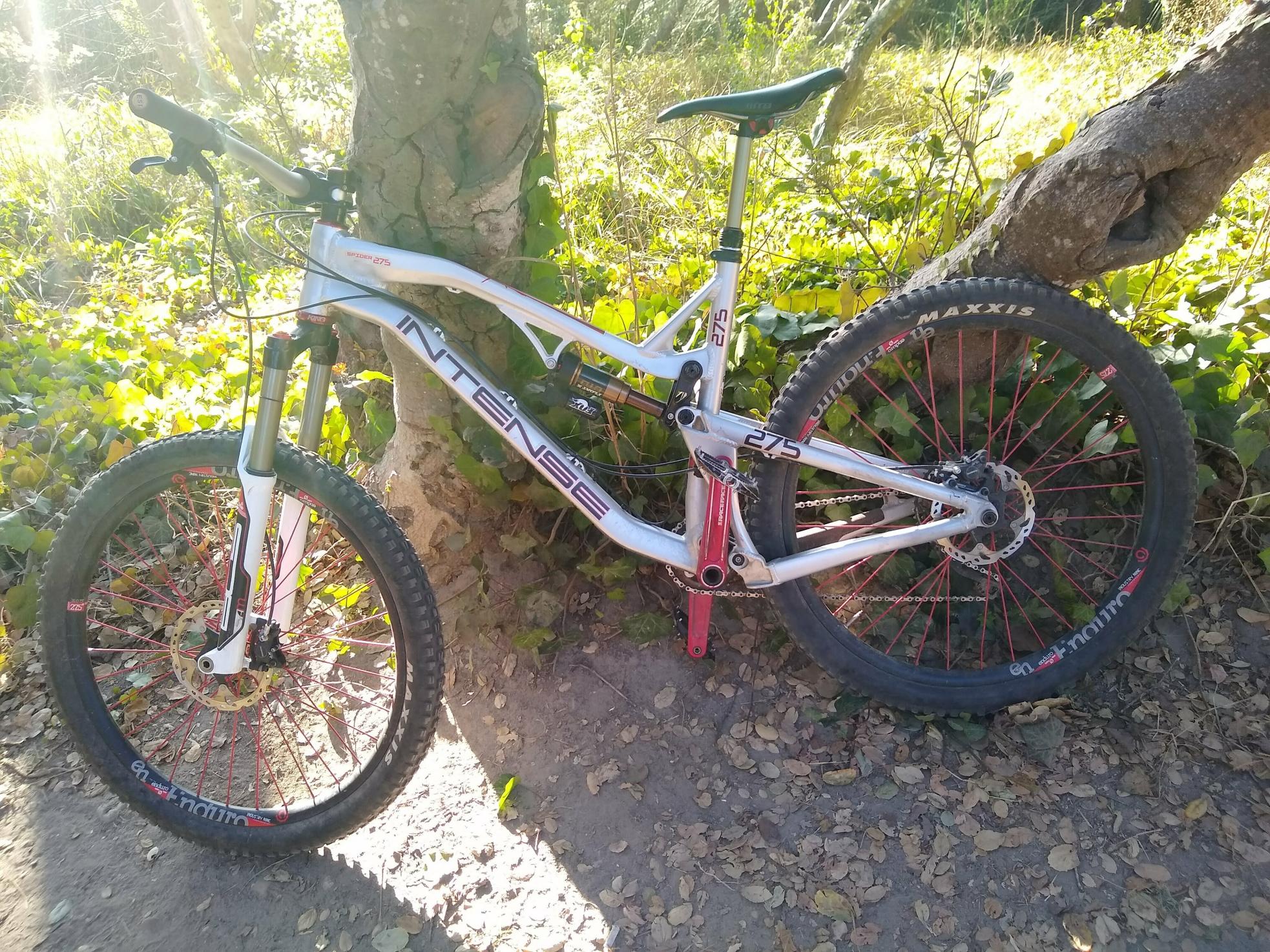 2016 Intense Spyder 275 Silver, gray or bare metal