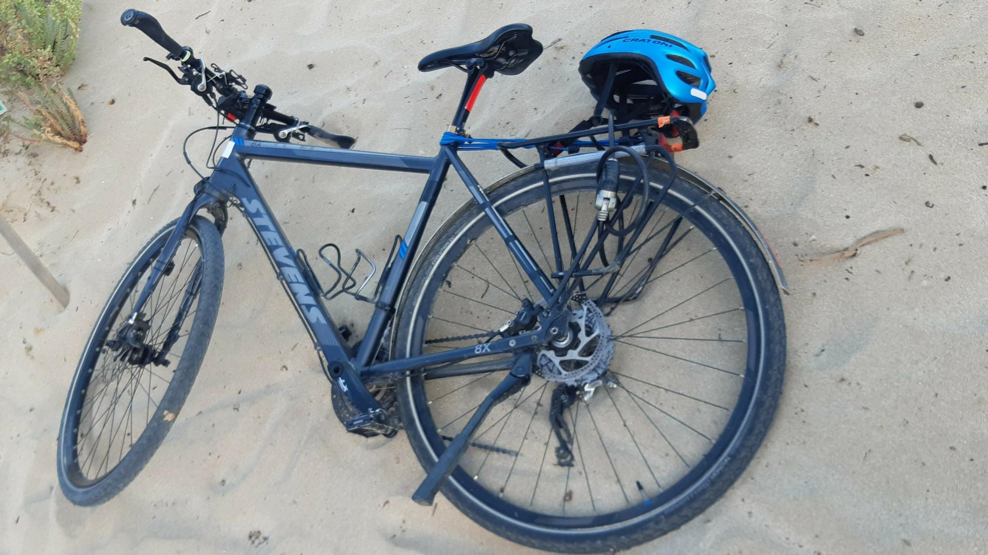 2015 Stevens 8x Disc lite tour Silver, gray or bare metal