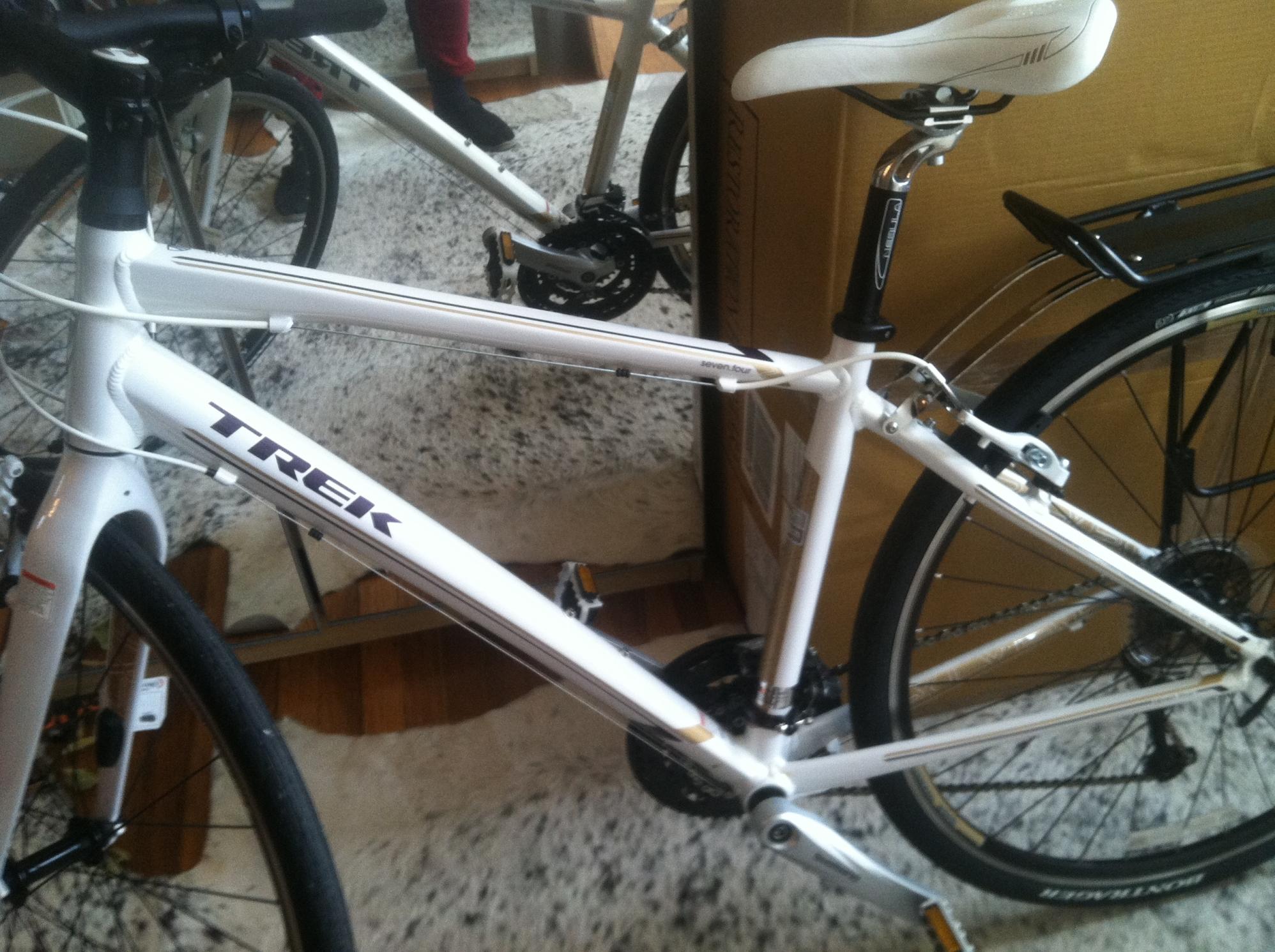 2013 Trek 7.4 FX  White