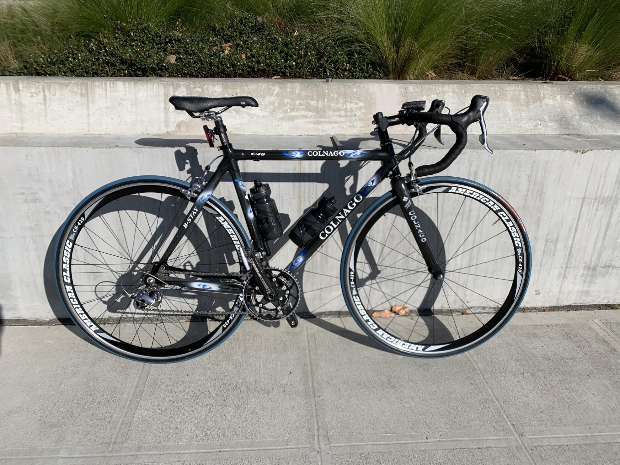 2004 Colnago C40 Black and Blue
