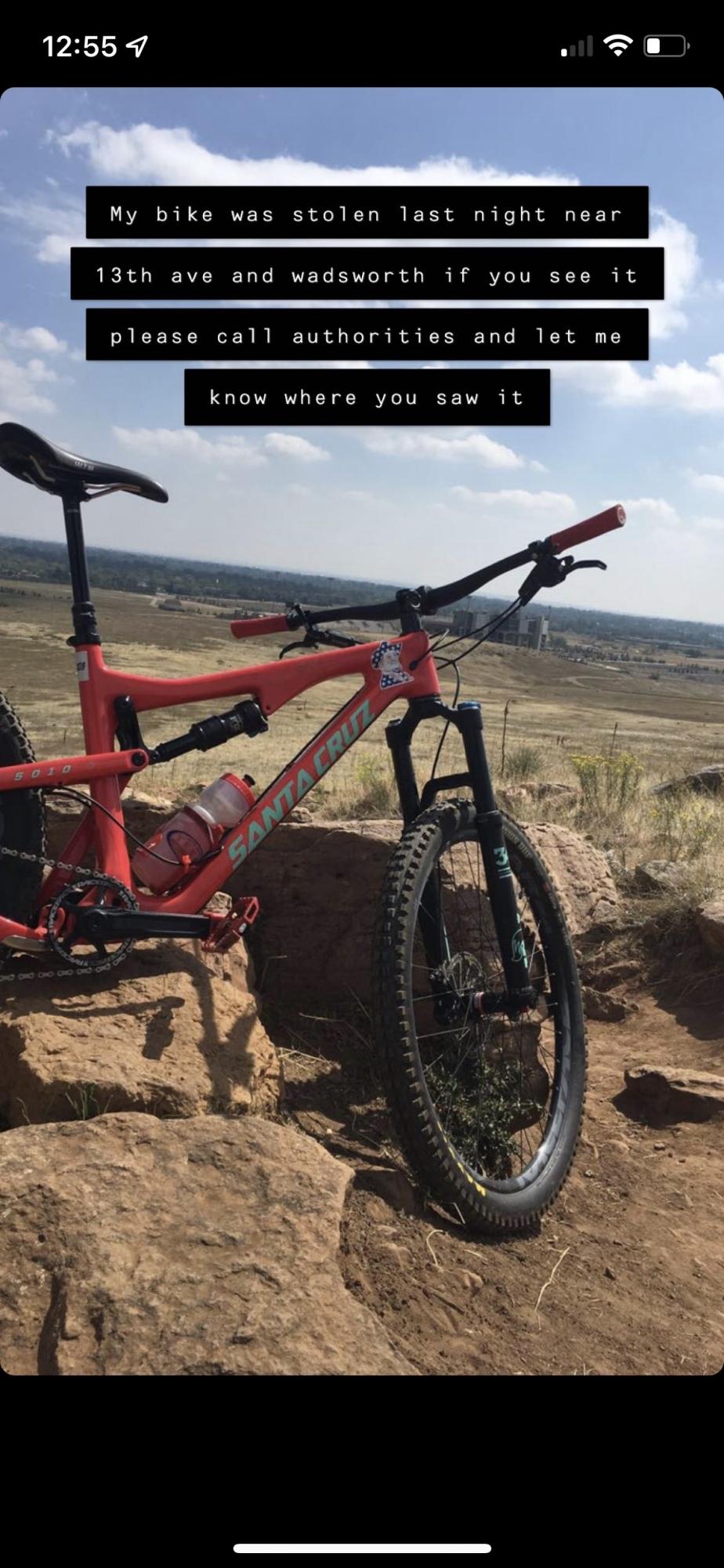 2017 Santa Cruz 5010 CS Red and Blue