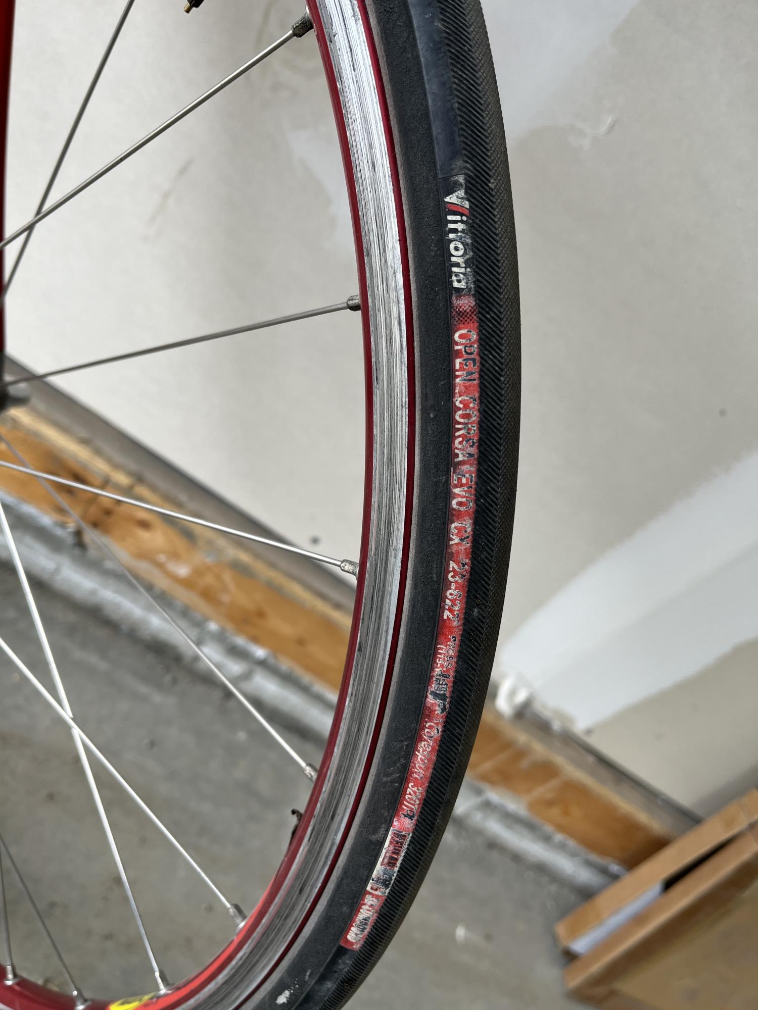 Cannondale Caad5 Red, Yellow or Gold, and White