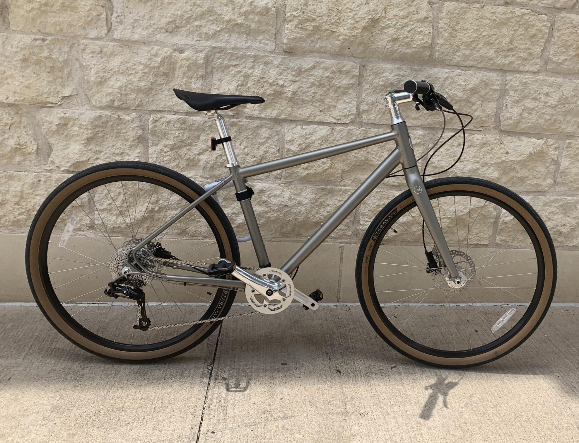 Roll Bicycle Company Light weight, double butted 6061 alum... Silver, gray or bare metal