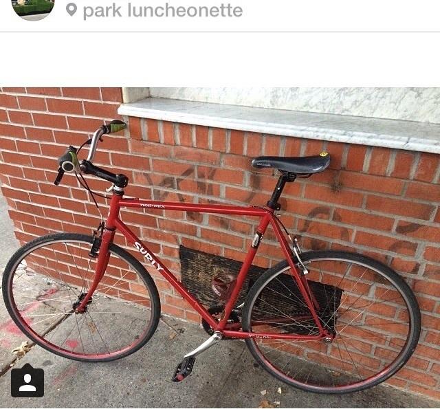 2000 Surly 58cm Cross check single speed  Red