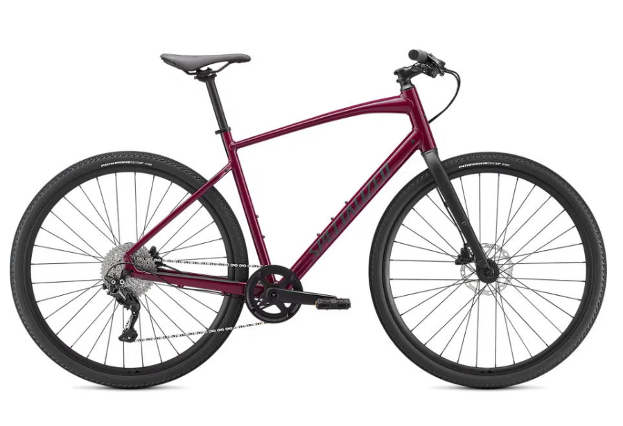 2021 Specialized Sirrus X 3.0 Flat Bar Road Bike Purple