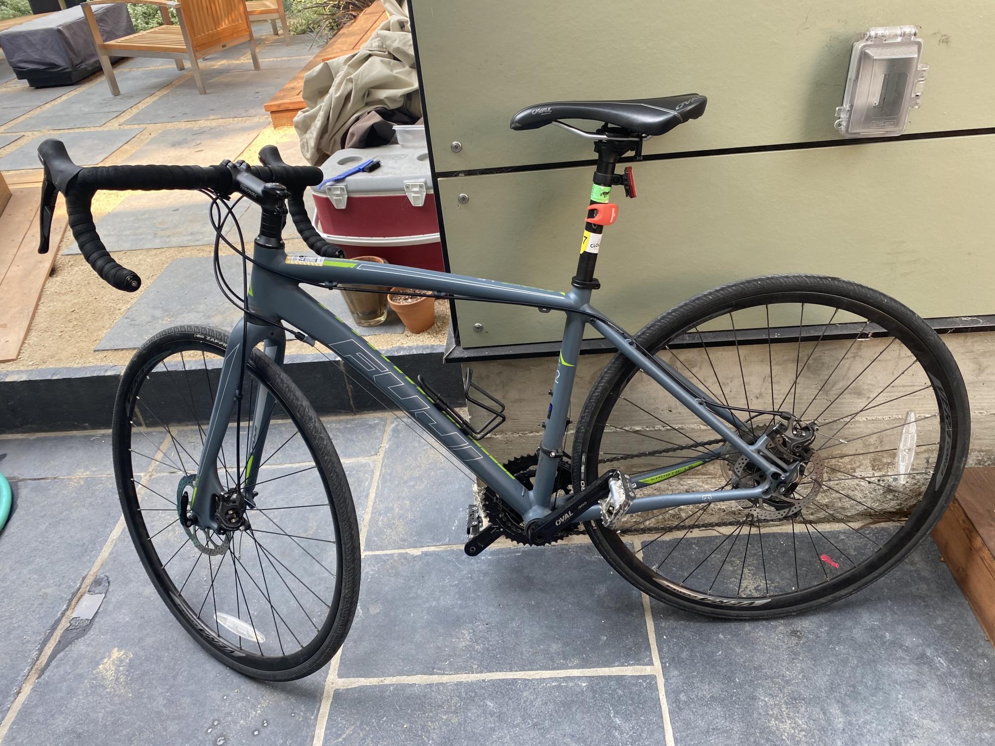 2018 Fuji Sportif LE Silver, gray or bare metal