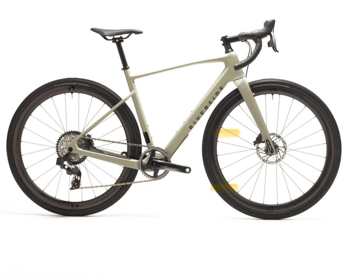 2023 Decathlon Carbon Silver, gray or bare metal