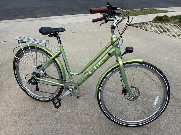 2022 Story Bikes Chapter 1 low-step Green