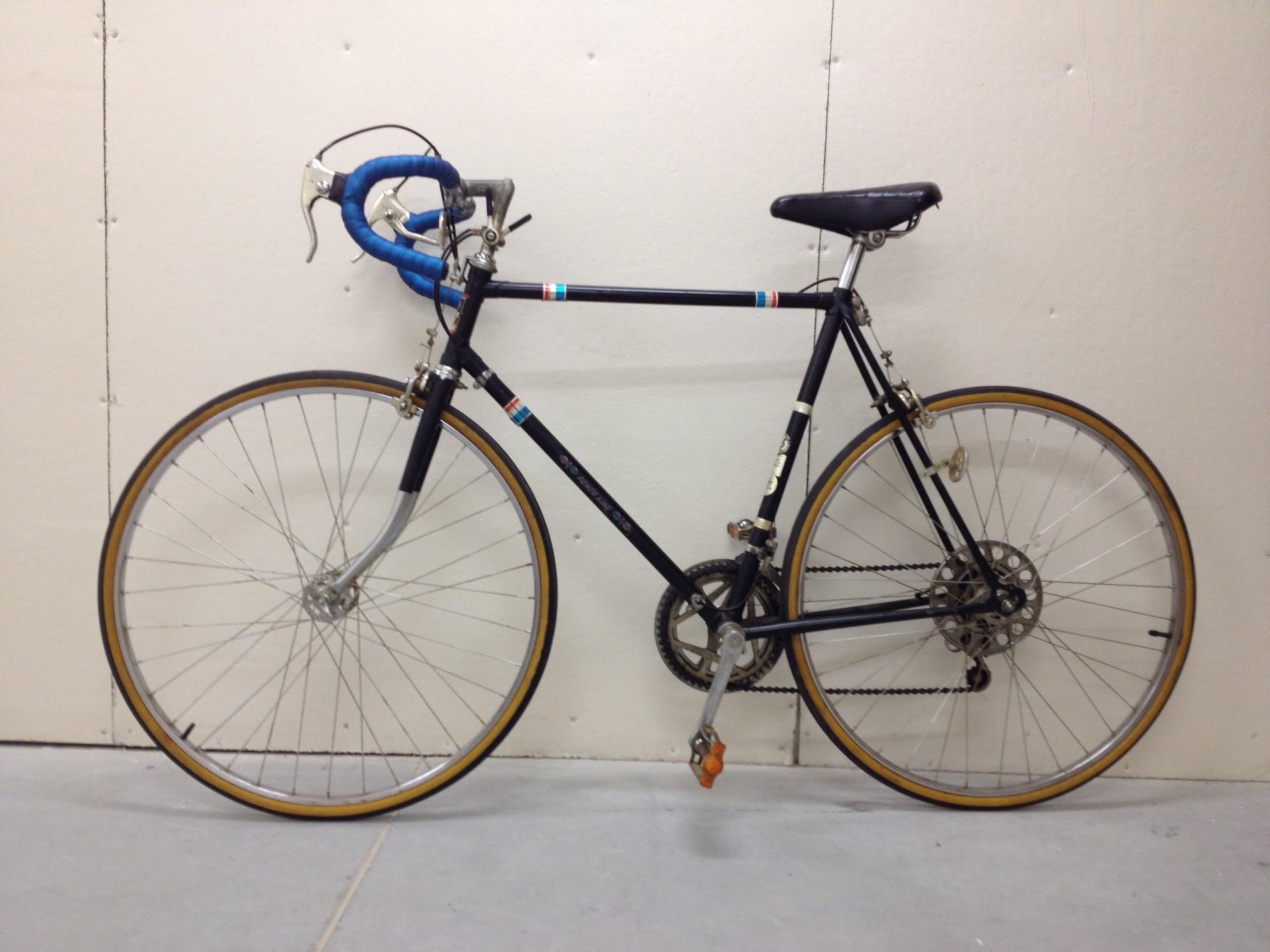 Other 58cm Power King road bike from the 70s Black and Blue