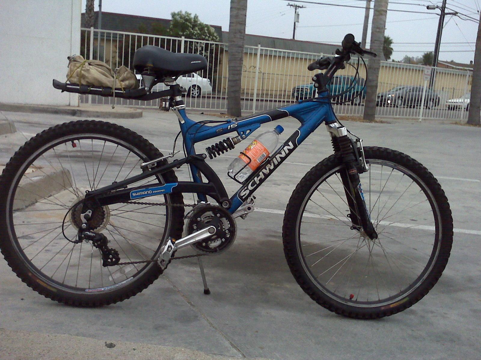 2005 Schwinn S-15 Dual Suspension Mountain Blue and Black