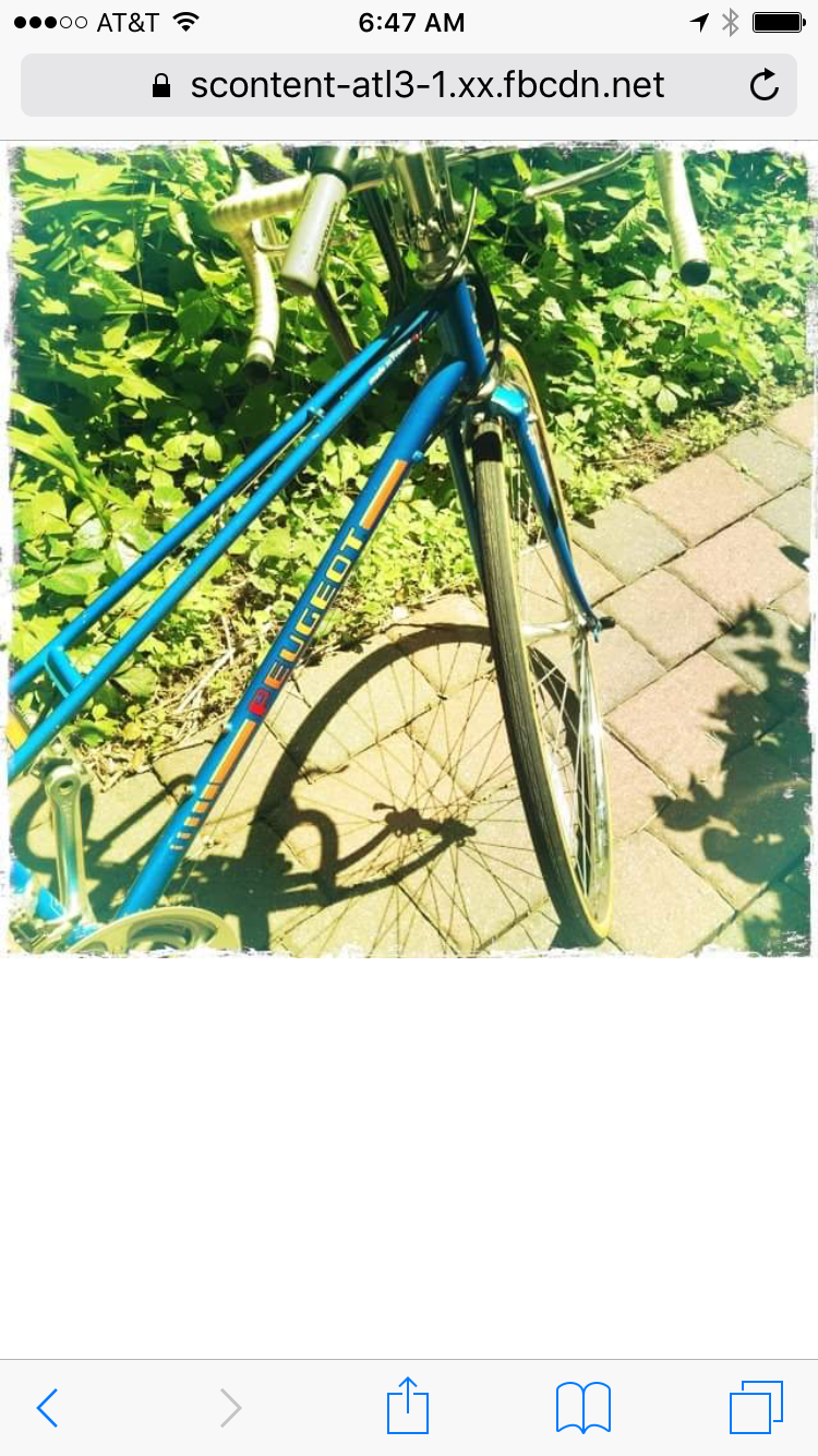 1983 Peugeot mixte Blue