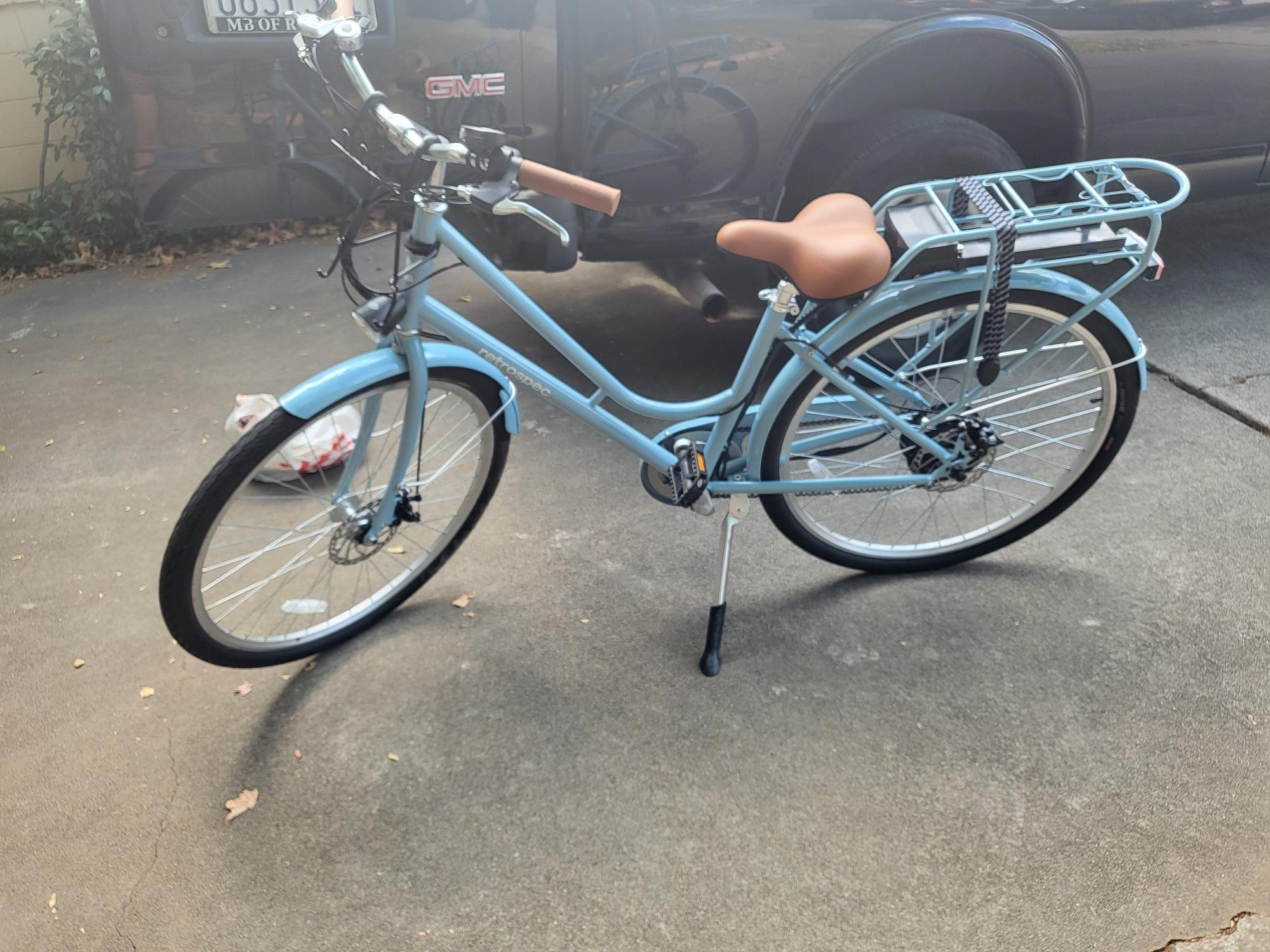 2021 Retrospec Tall Citybike (curved) Beaumont Blue and Brown