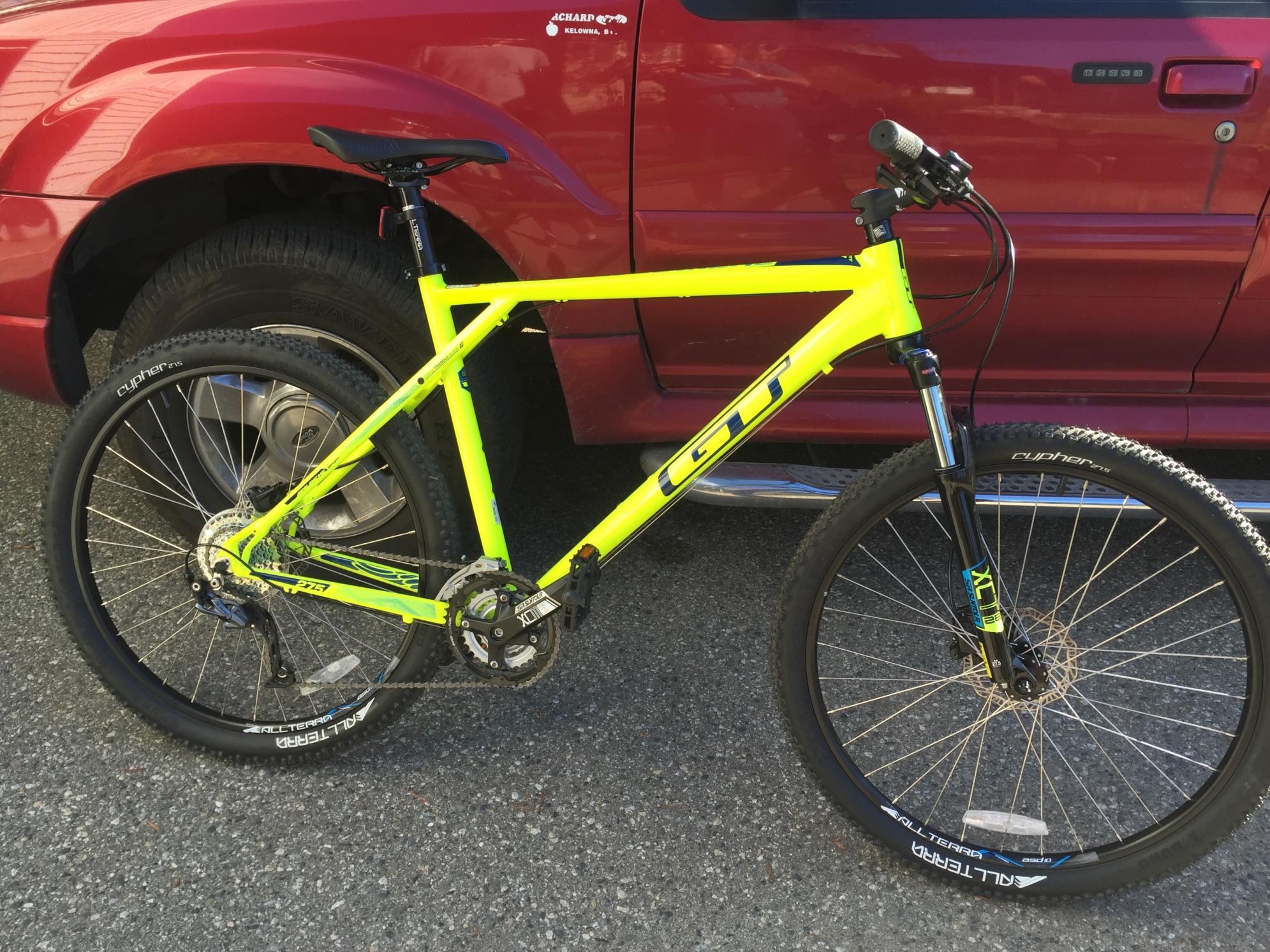 2016 GT Bicycles Mountain Yellow or Gold