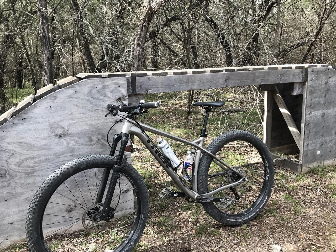 2018 Trek Stache Silver, gray or bare metal
