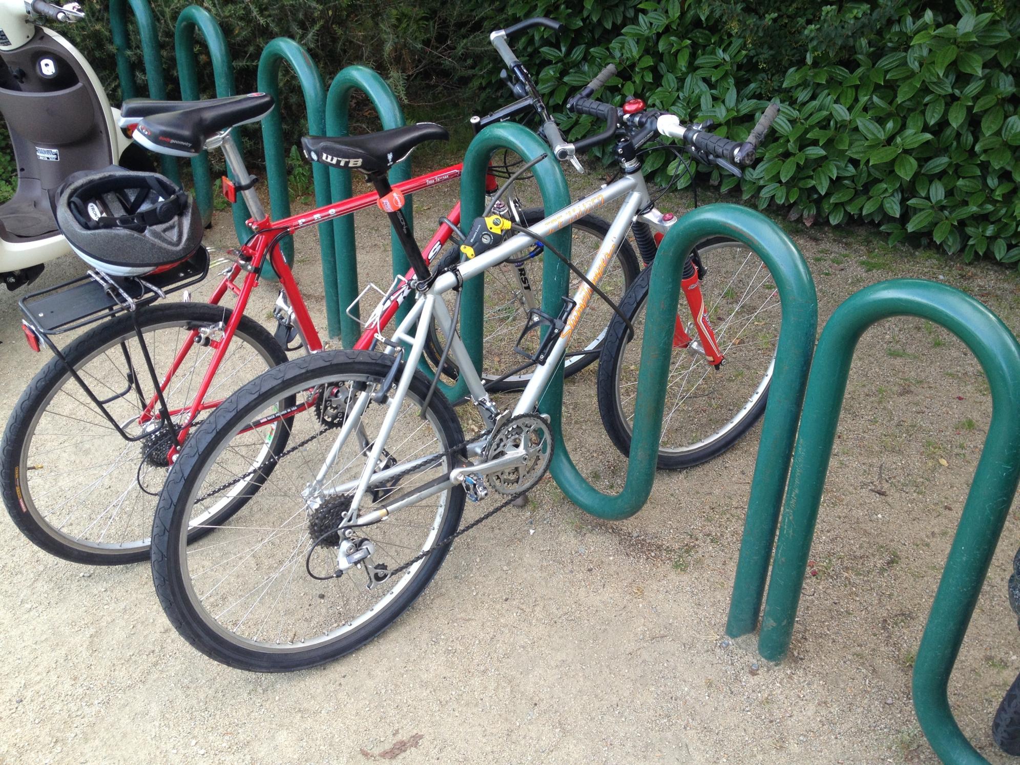 1992 Specialized Stumpjumper FS  Silver or Gray and Red