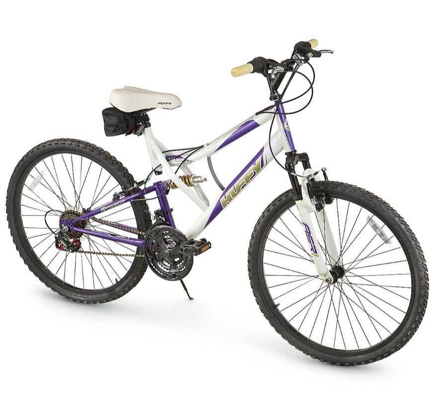 2010 Huffy Mojave Gulch Bike White and Purple