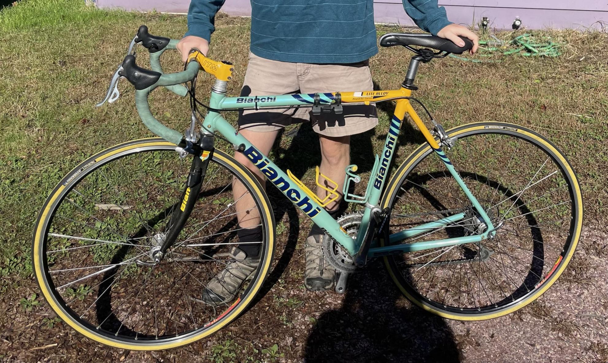 2000 Bianchi Bianchi Reparto Corse Teal and Yellow or Gold